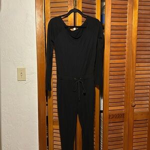 Small Black Off-the-Shoulder Jumpsuit - Culpo x INC